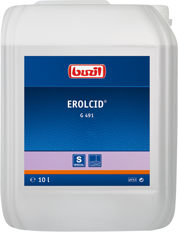 Buzil G 491 Erol CID / saurer Spezialreiniger / 10 Liter