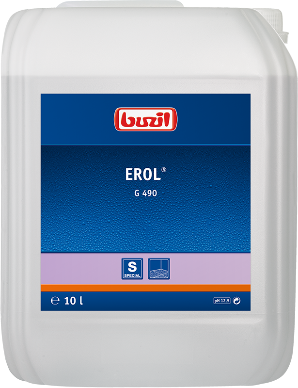 Buzil G 490 Erol / alkalischer Feinsteinzeugreiniger / 10 Ltr