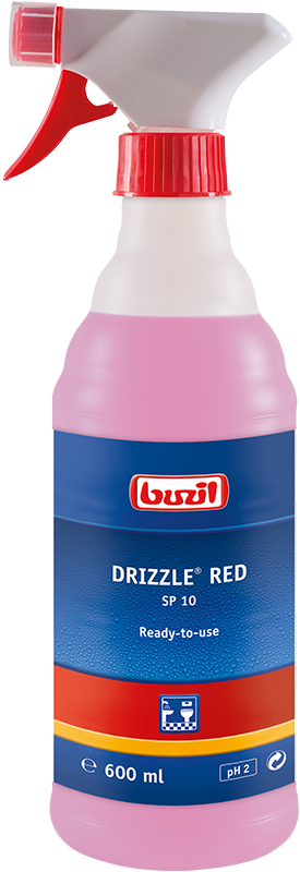 Buzil SP40 Drizzle red / Sanitär-Sprühreiniger / 600 ml