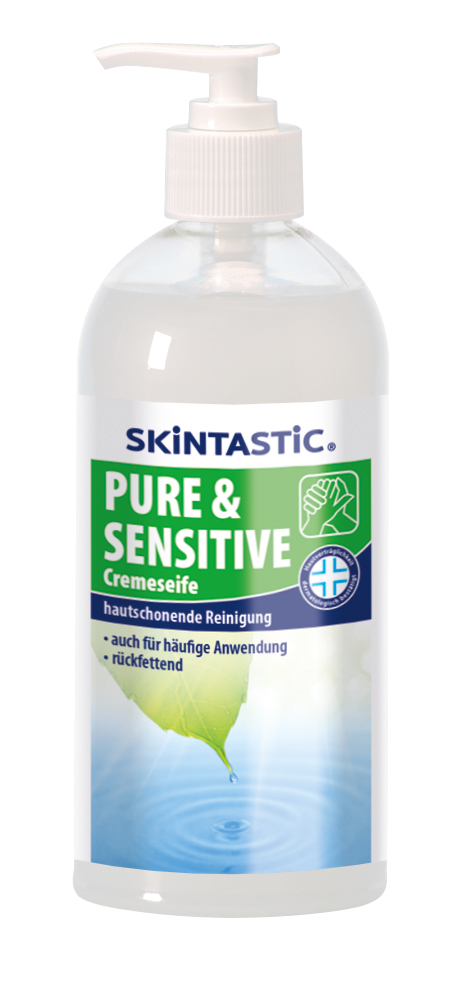 Cremeseife / sensitive / weiß / 500ml / Pumpflasche