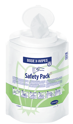 Bode X-Wipes Safety Pack / 90 Einzelblätter / Rolle