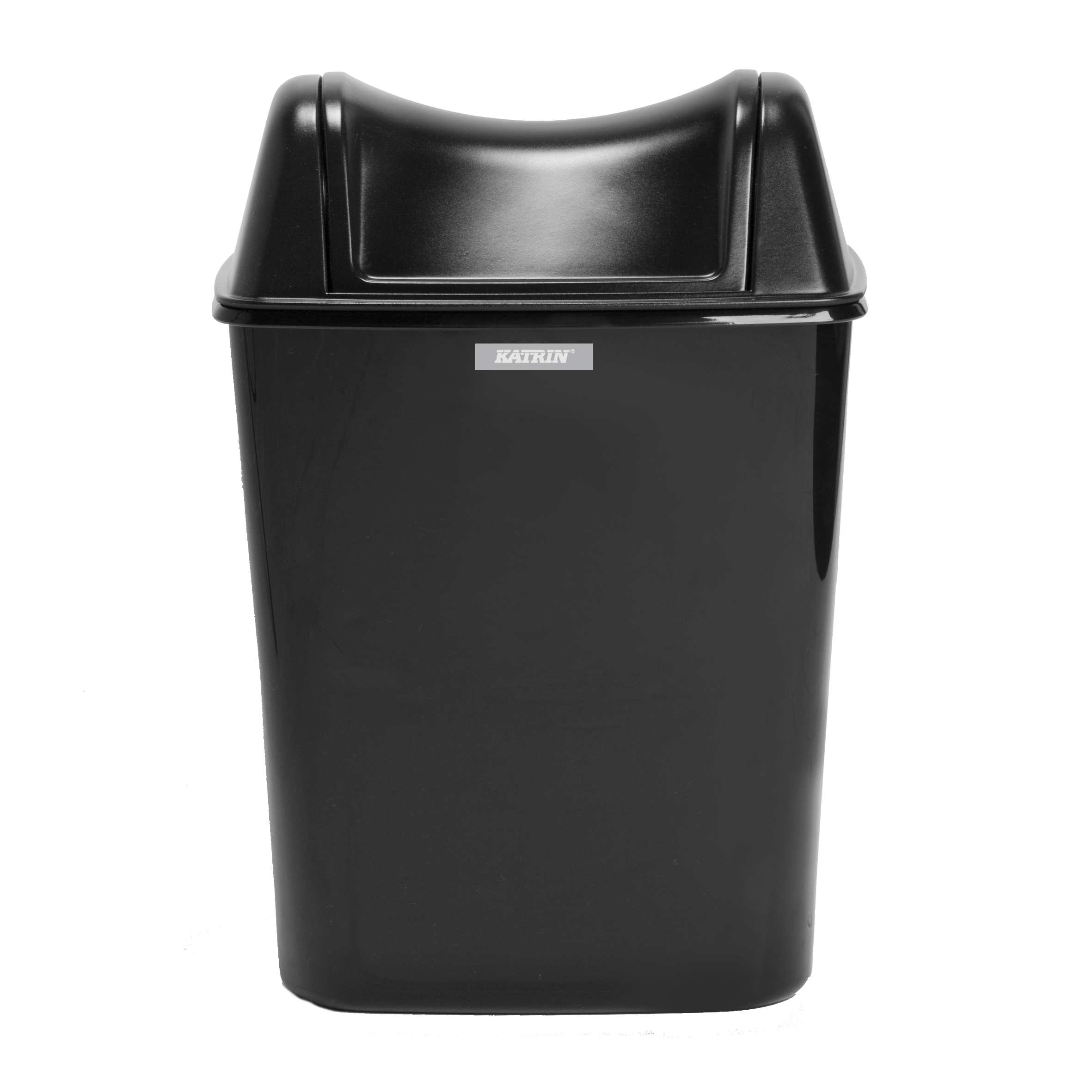 Katrin Damenhygiene Abfallbehälter / schwarz / 8 Ltr / ABS Kunststoff