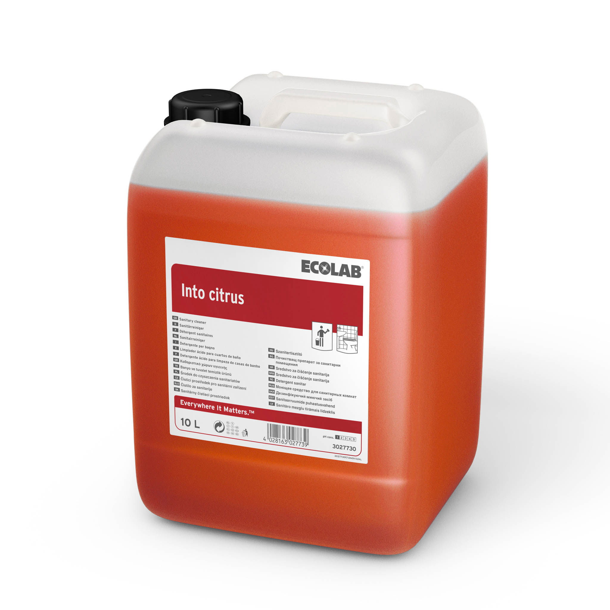 ECOLAB Into Citrus Sanitär-Kraftreiniger 10 l Kanister
