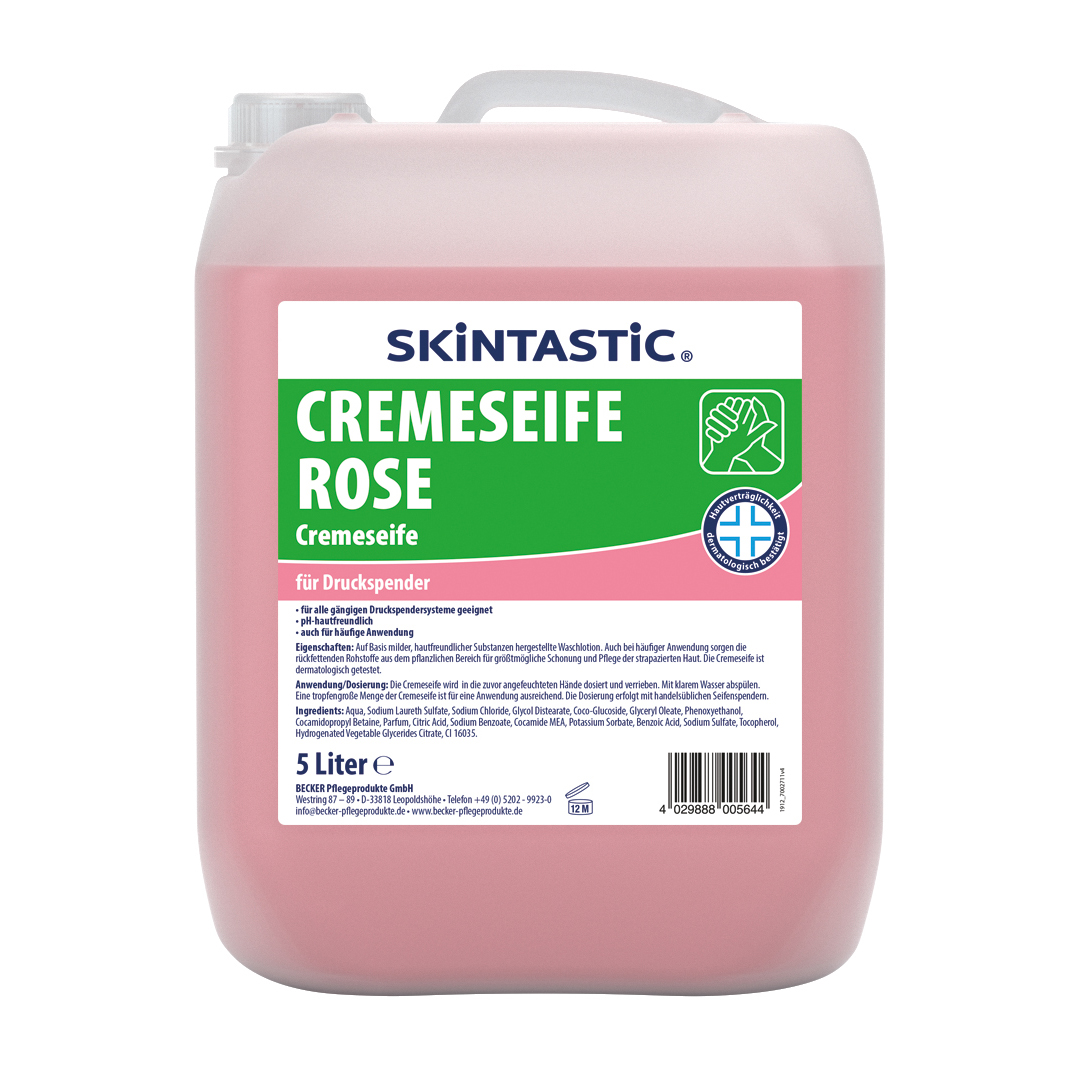 Cremeseife / rose / 5 Ltr