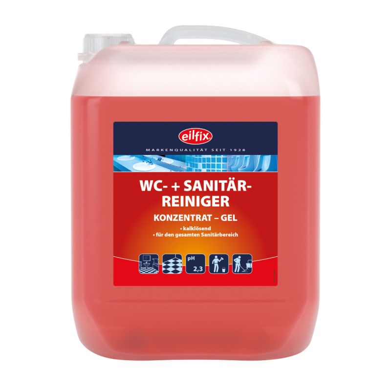 WC+Sanitärreiniger Gel / 10 Ltr  / rot