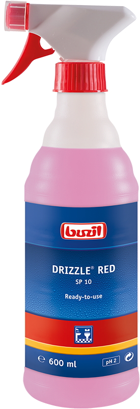 Buzil Drizzle® Red S P10 Sanitär-Schaumreiniger 600 ml Flasche