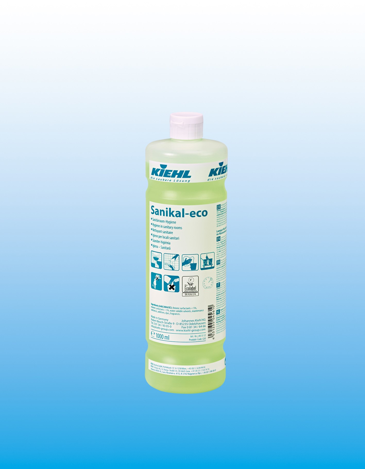 KIEHL Sanikal-eco Sanitärreiniger 1 l Flasche