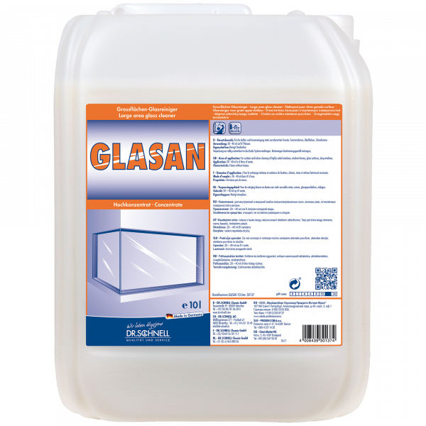 Dr.Schnell GLASAN alkalischer Glasreiniger 10 l Kanister