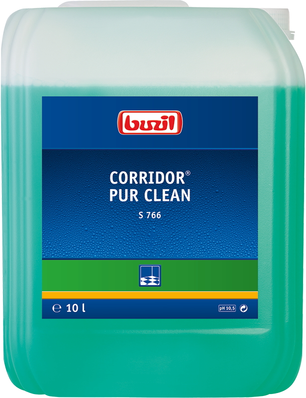 Buzil Corridor® PUR Clean S 766 Bodenunterhaltsreiniger für PUR-Vergütungen 10 l Kanister
