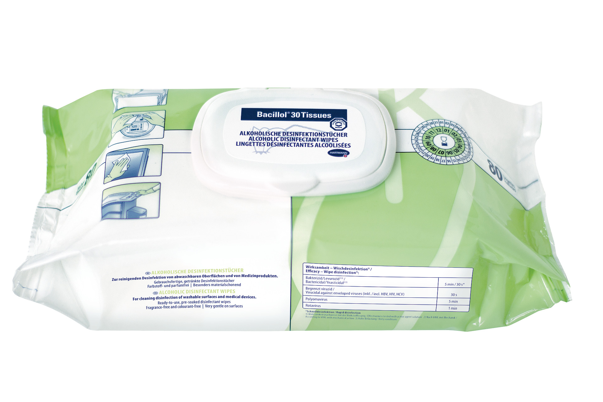 Bacillol 30 Tissues / Flowpack / 80 Tücher à Btl