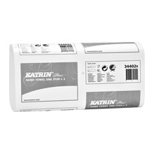 Katrin Basic M300 Rollenhandtuchpapier Midi 1-lagig weiß 6 Rollen Handtuchpapier 