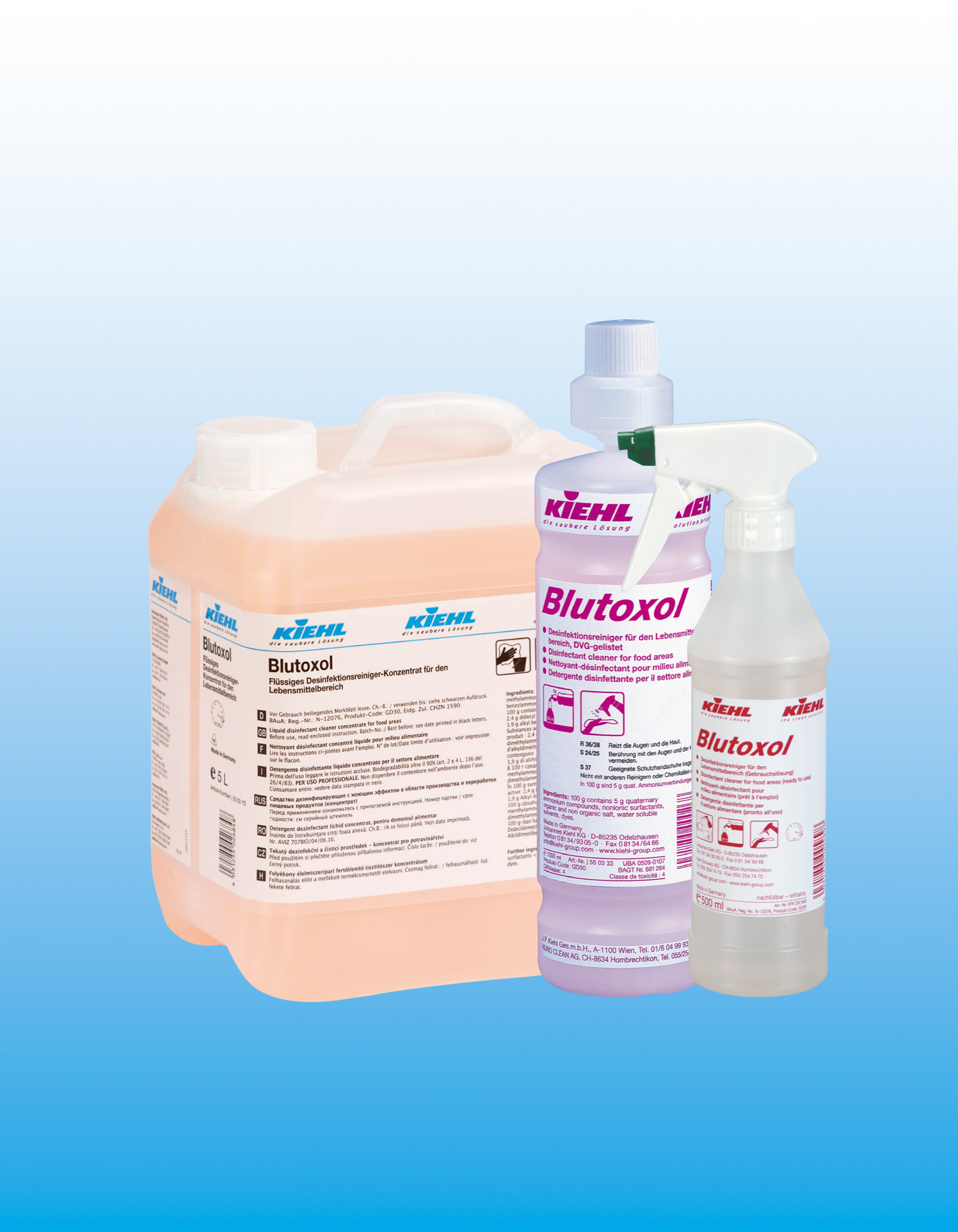 Blutoxol / 500 ml / Leerflasche m. Sprühkopf