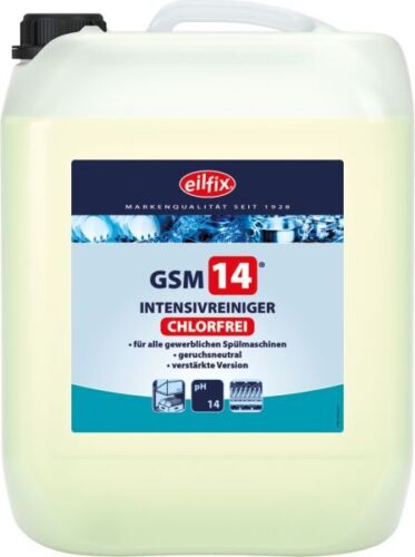 GSM GL / 14 Kg / Intensiv-Reiniger flüssig / chlorfrei für Geschirrspülmaschinen