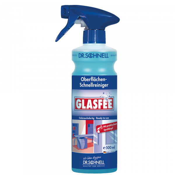 Dr.Schnell GLASFEE Glasreiniger mit Sprühpumpe 500 ml Flasche