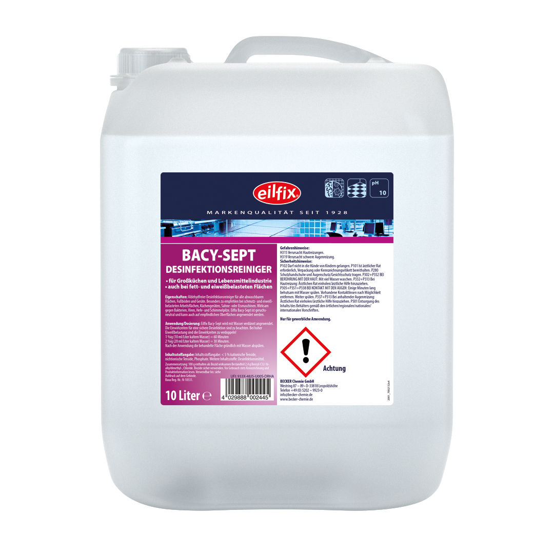 Bacy-Sept / Desinfektionsreiniger / 10 Ltr