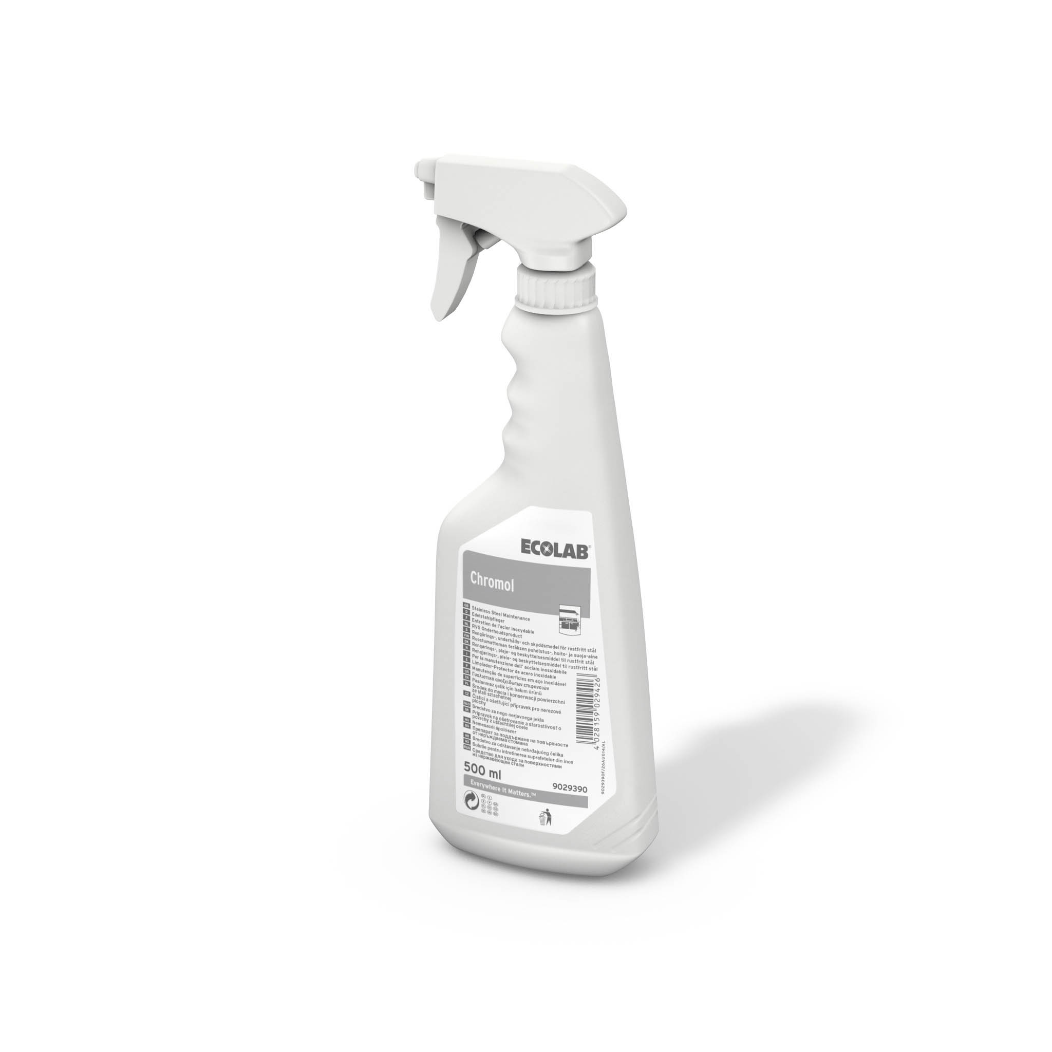 Ecolab Chromol / Edelstahlpflege / 500 ml