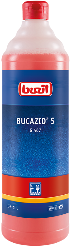 Buzil Bucazid S G467 / saurer Sanitärunterhaltsreiniger / 1 Ltr
