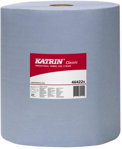 Katrin Classic XXL 3 Blue Laminated / Putztuchrolle / Blau / 3-lagig / 2er Pack