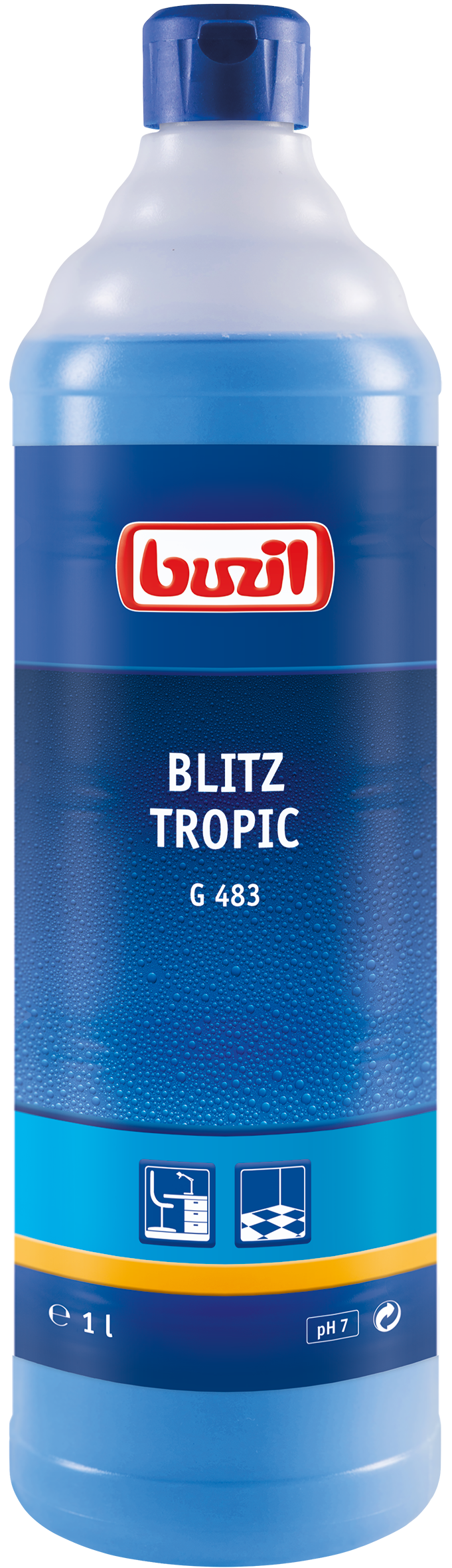 Buzil Blitz Tropic G 483 Allesreiniger Duftintensiv 1 l Flasche