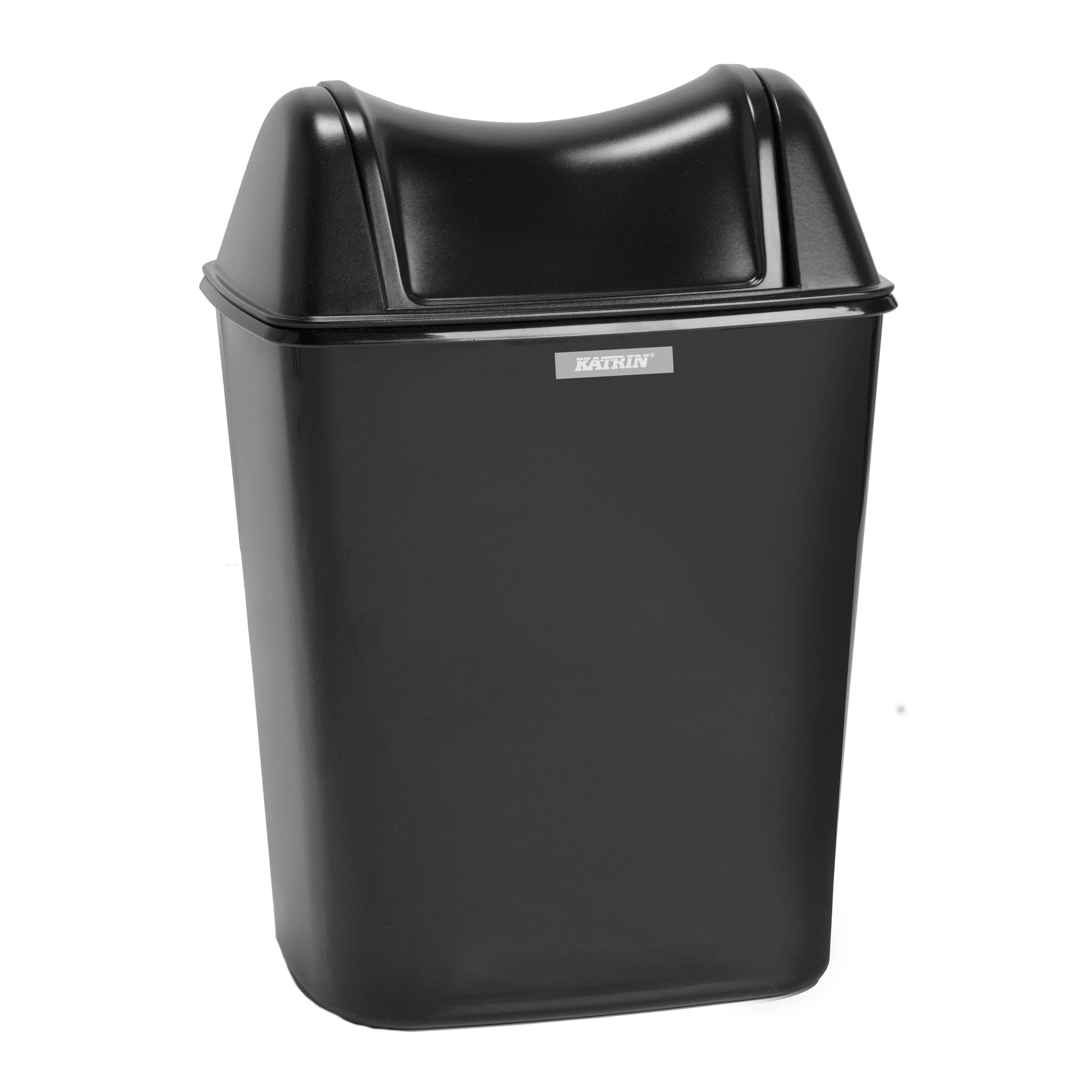 Katrin Damenhygiene Abfallbehälter / schwarz / 8 Ltr / ABS Kunststoff