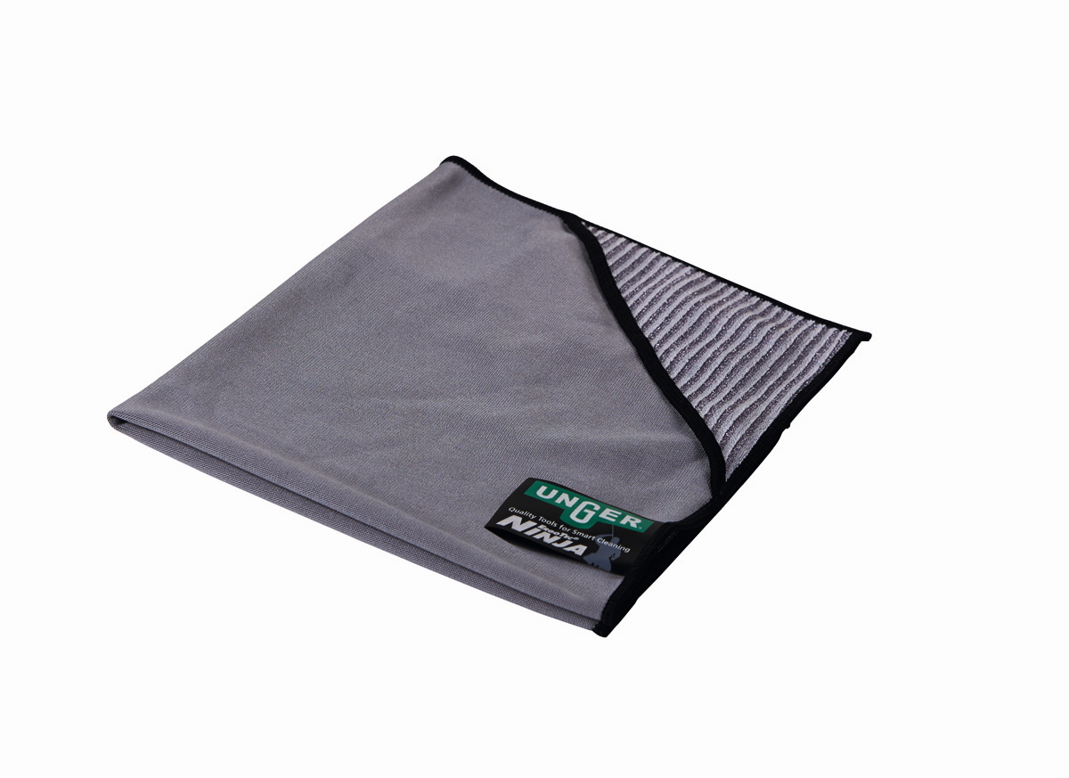 UNGER ErgoTec®-NINJA MicroWipe 40 x 40 cm Hochleistungsfähiges Mikrofasertuch