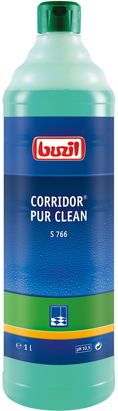 Buzil Corridor® PUR Clean S 766 Bodenunterhaltsreiniger für PUR-Vergütungen 1 l Flasche